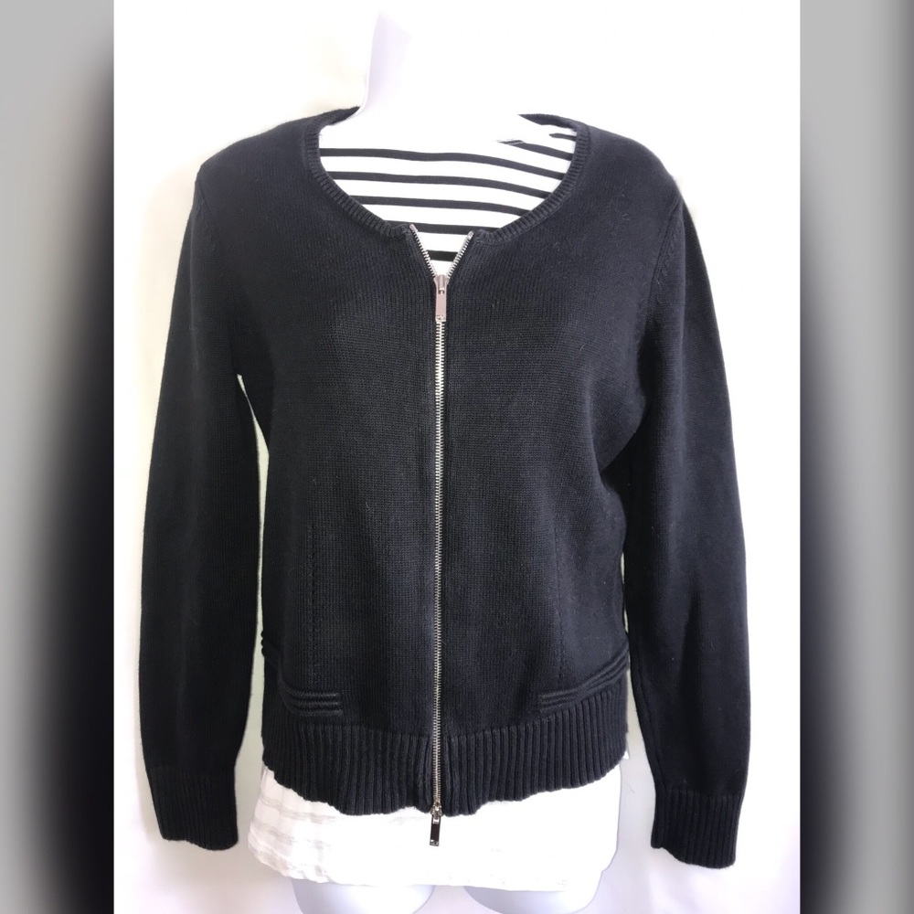 Anne Klein zip up sweater.